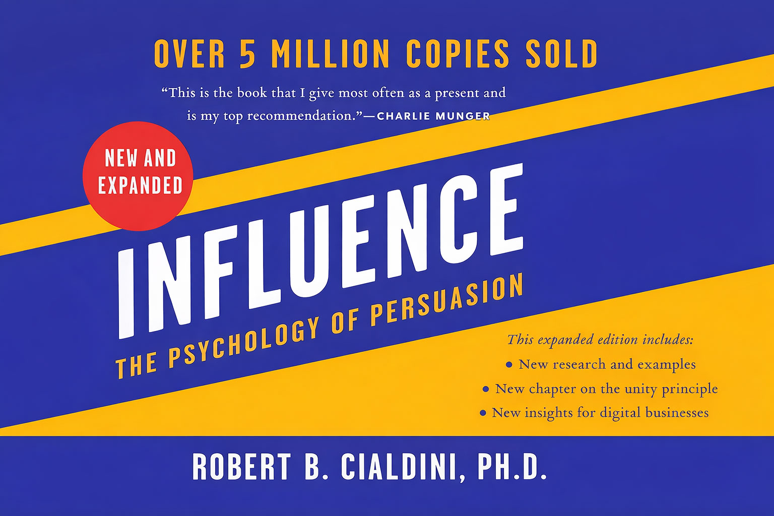 Influence: The Psychology of Persuasion - Robert Cialdini - 6 psychological principles that make you easily persuaded Influence